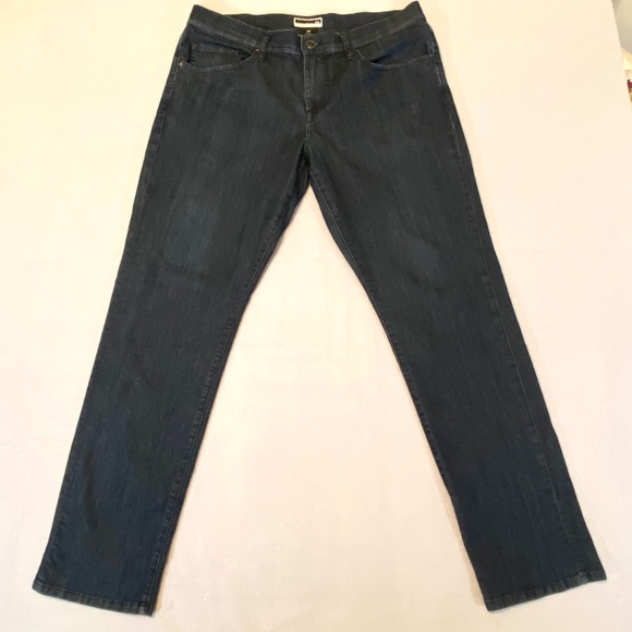 Travis Mathew Mens Jeans Dark Wash Straight Fit Comfort Stretch Size 34x32 - Picture 1 of 10